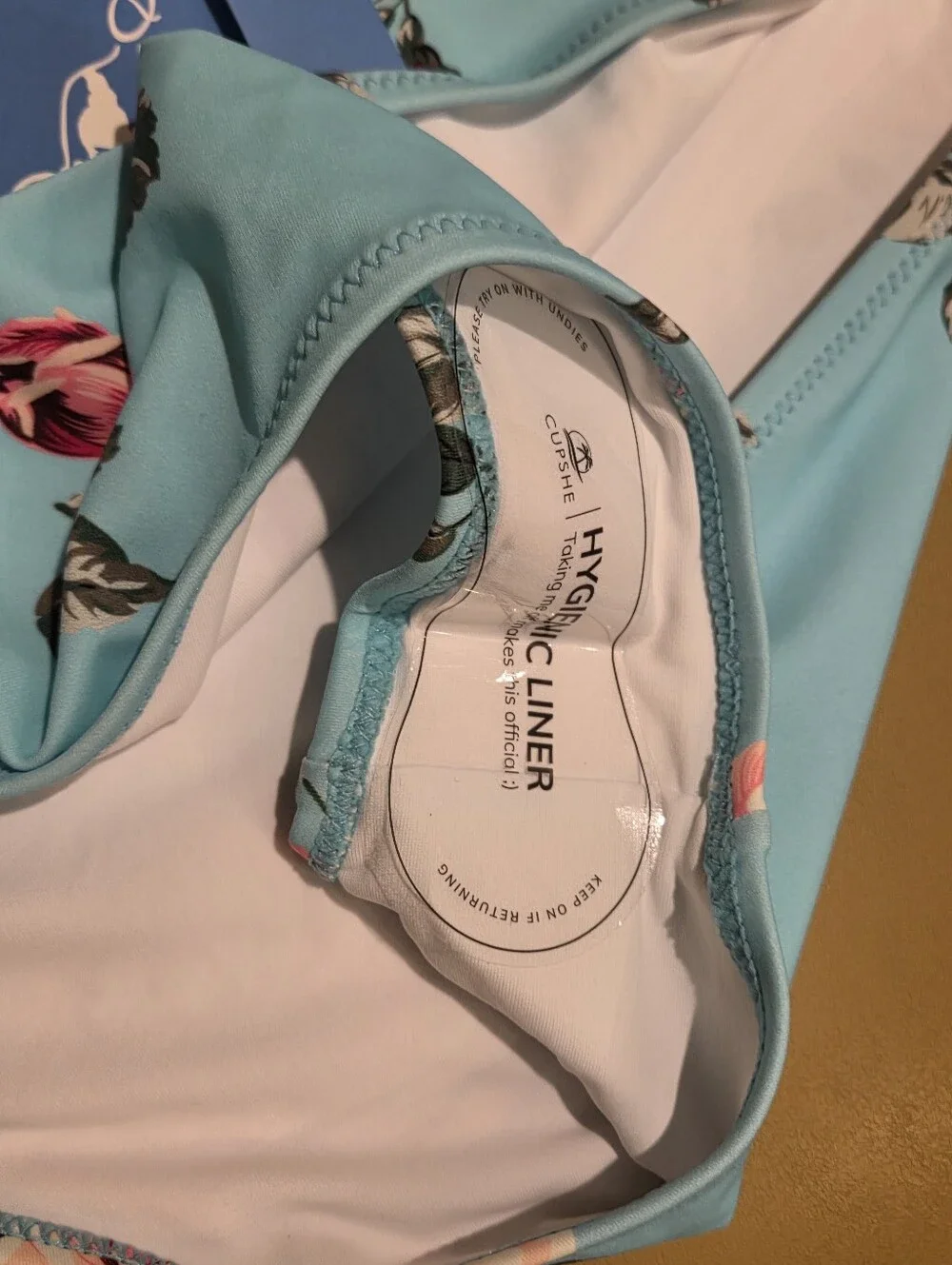 Cupshe Bikini High Waist Bottoms L